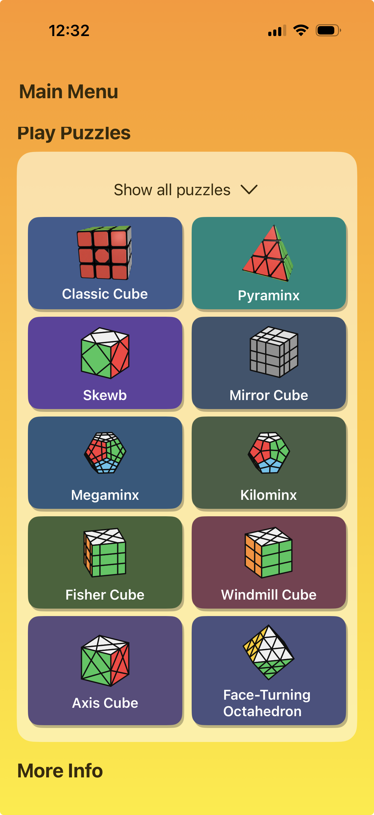 Choose from the virtual twist puzzle collection