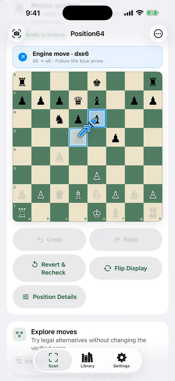 Position64: Chess Scanner preview